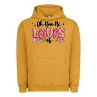 Pigment Peanut Butter oh how he loves us Urban Hoodie - MaliasSmallBusiness