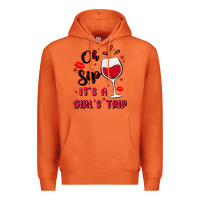 Carrot oh sip it's a girl's trip Premium Hoodie - MaliasSmallBusiness