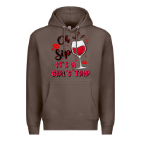 Coffee oh sip it's a girl's trip Premium Hoodie - MaliasSmallBusiness