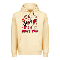 Pina Colada oh sip it's a girl's trip Premium Hoodie - MaliasSmallBusiness