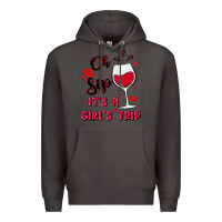 Smoke oh sip it's a girl's trip Premium Hoodie - MaliasSmallBusiness