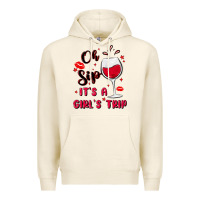 Tofu oh sip it's a girl's trip Premium Hoodie - MaliasSmallBusiness