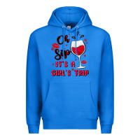 True Royal oh sip it's a girl's trip Premium Hoodie - MaliasSmallBusiness