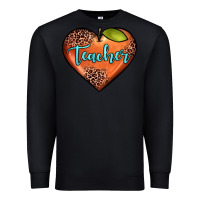 Black teacher heart Premium Sweatshirt - JahusDesignShop