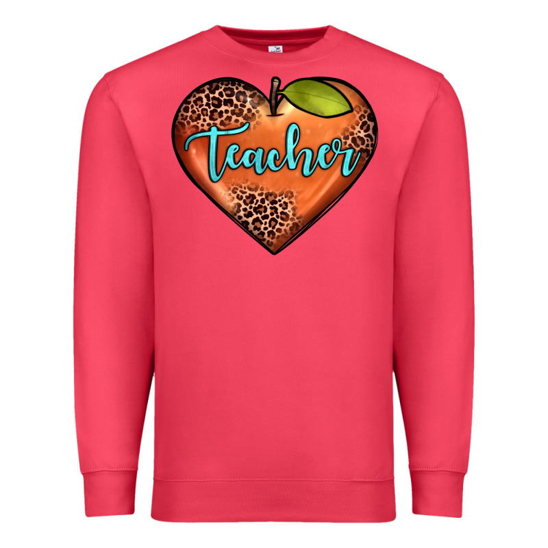 Teacher Heart Premium Sweatshirt by JahusDesignShop | Teevron
