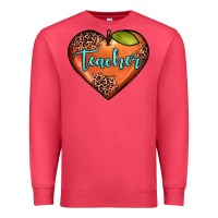 Cardinal teacher heart Premium Sweatshirt - JahusDesignShop