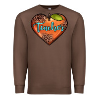 Chestnut teacher heart Premium Sweatshirt - JahusDesignShop