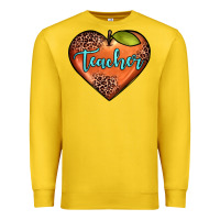 Lemon teacher heart Premium Sweatshirt - JahusDesignShop