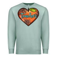 Seafoam teacher heart Premium Sweatshirt - JahusDesignShop