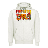 Firefighter Mom Zipper Hoodie | Teevron