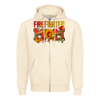 Sandshell firefighter mom Zipper Hoodie - Zillion Design Studio