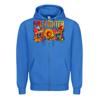 True Royal firefighter mom Zipper Hoodie - Zillion Design Studio