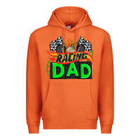 Carrot racing dad with racing  equipment Premium Hoodie - AdoDesignShop