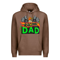 Chestnut racing dad with racing  equipment Premium Hoodie - AdoDesignShop