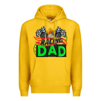 Lemon racing dad with racing  equipment Premium Hoodie - AdoDesignShop