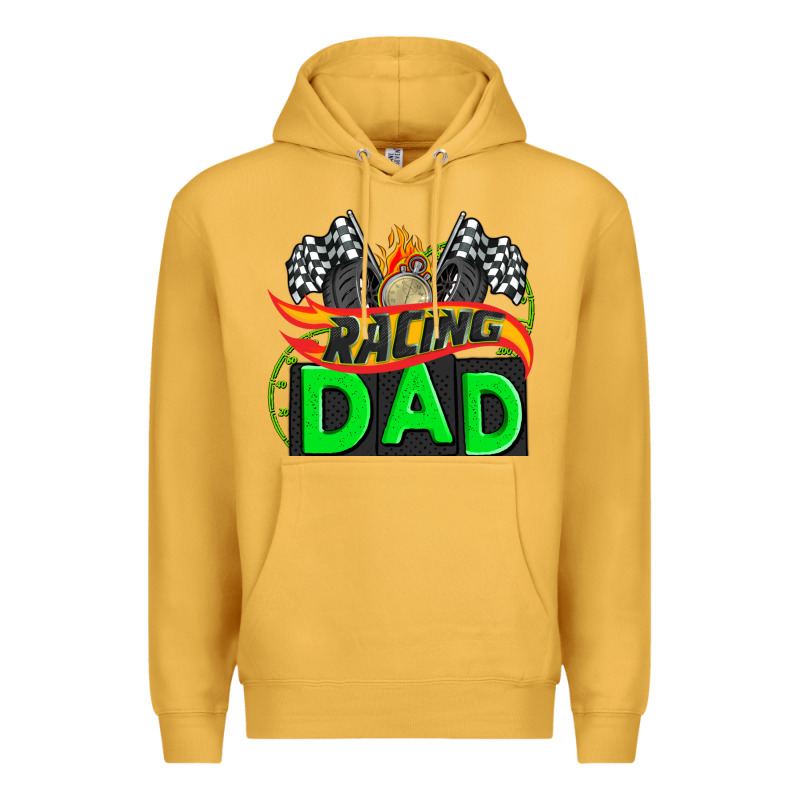 Racing Dad With Racing  Equipment Premium Hoodie by AdoDesignShop | Teevron