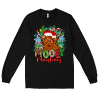 Black mooey christmas Long Sleeve Tee - Zillion Design Studio