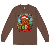 Chestnut mooey christmas Long Sleeve Tee - Zillion Design Studio