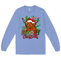 Colony Blue mooey christmas Long Sleeve Tee - Zillion Design Studio