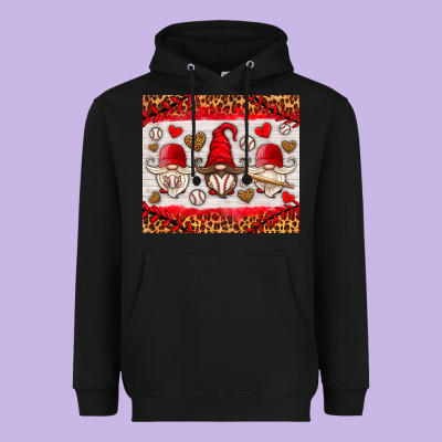 Baseball Gnome Heavyweight Hoodie Designed By Hra Design Shop
