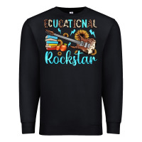 Black educational rockstar Premium Sweatshirt - JahusDesignShop