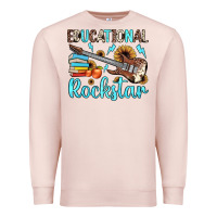 Pale Pink educational rockstar Premium Sweatshirt - JahusDesignShop