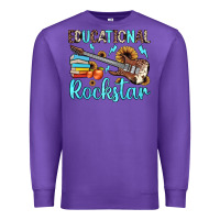 Purple educational rockstar Premium Sweatshirt - JahusDesignShop