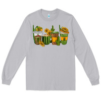 Moon Dust cactus coffee cups Long Sleeve Tee - texasbilliewilder