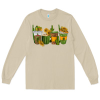 Mushroom cactus coffee cups Long Sleeve Tee - texasbilliewilder