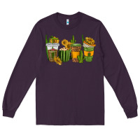 Plum cactus coffee cups Long Sleeve Tee - texasbilliewilder