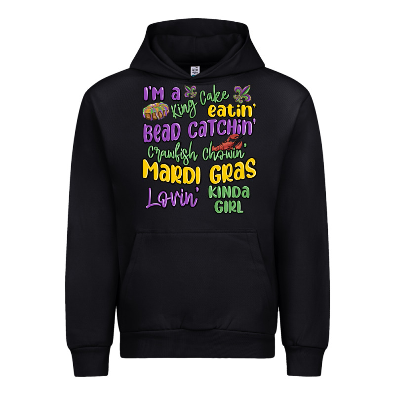 I'm A King Cake Eatin' Mardi Gras Lovin' Kinda Gir Urban Hoodie by MaliasSmallBusiness | Teevron