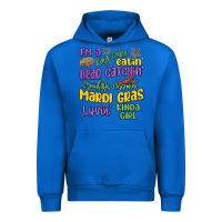 Cobalt i'm a king cake eatin' mardi gras lovin' kinda gir Urban Hoodie - MaliasSmallBusiness