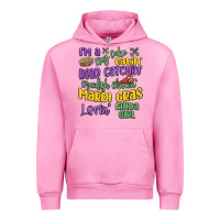 Fuchsia Pink i'm a king cake eatin' mardi gras lovin' kinda gir Urban Hoodie - MaliasSmallBusiness