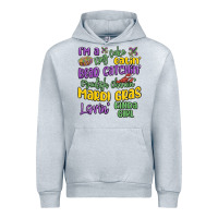 Heather Grey i'm a king cake eatin' mardi gras lovin' kinda gir Urban Hoodie - MaliasSmallBusiness