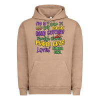 Pigment Burro i'm a king cake eatin' mardi gras lovin' kinda gir Urban Hoodie - MaliasSmallBusiness