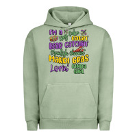 Pigment Oil Green i'm a king cake eatin' mardi gras lovin' kinda gir Urban Hoodie - MaliasSmallBusiness