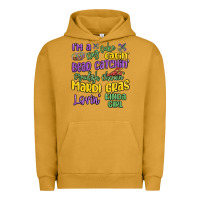 Pigment Peanut Butter i'm a king cake eatin' mardi gras lovin' kinda gir Urban Hoodie - MaliasSmallBusiness