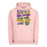 Pigment Salmon i'm a king cake eatin' mardi gras lovin' kinda gir Urban Hoodie - MaliasSmallBusiness