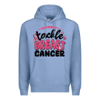 Colony Blue tackle breast cancer Premium Hoodie - MaliasSmallBusiness