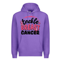 Purple tackle breast cancer Premium Hoodie - MaliasSmallBusiness
