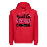 Red tackle breast cancer Premium Hoodie - MaliasSmallBusiness