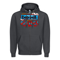 Smoke baseball brother Zipper Hoodie - Zillion Design Studio