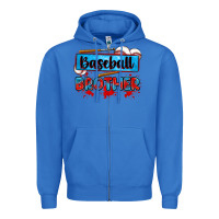 True Royal baseball brother Zipper Hoodie - Zillion Design Studio