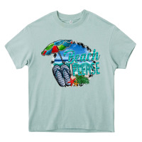 Arona beach please Heavy Core Tee - CowhideDigitalArt