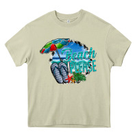 Mossy beach please Heavy Core Tee - CowhideDigitalArt