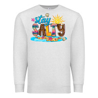 Oatmeal Heather stay salty Premium Sweatshirt - AdoDesignShop