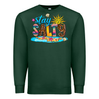Sports Green stay salty Premium Sweatshirt - AdoDesignShop