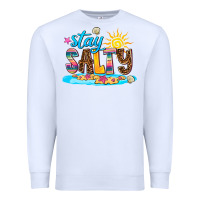 White stay salty Premium Sweatshirt - AdoDesignShop