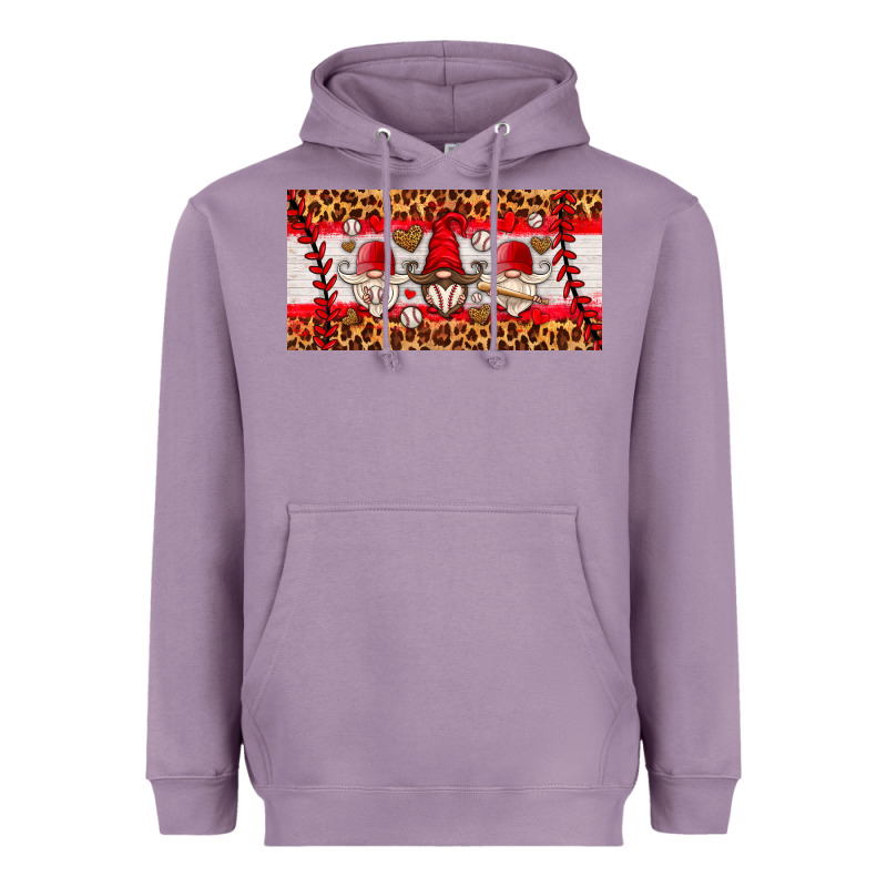 Baseball Gnome License Plate Heavyweight Hoodie by HRA Design Shop | Teevron