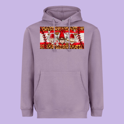 Baseball Gnome License Plate Heavyweight Hoodie Designed By Hra Design Shop